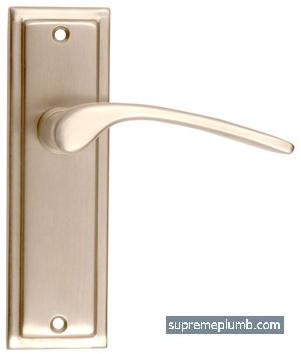 Roma Lever Latch Satin Nickel